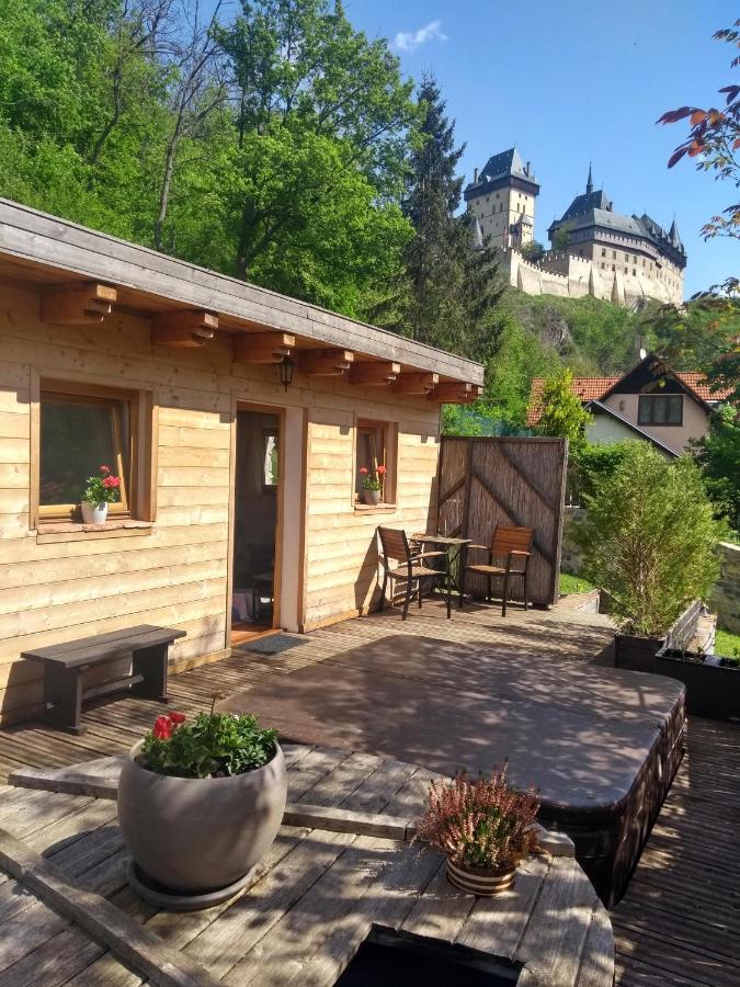 Stodola-Soukromy Apartman Pro Dva S Venkovni Virivkou Karlstejn Bagian luar foto